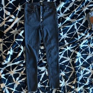 Just Black Dark Blue Skinny Jeans